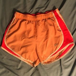 Women’s Orange Nike Dry Fit Shorts